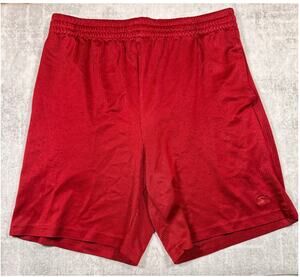 Starter Red Athletic Shorts Mens Medium Mesh Gym Workout Activewear